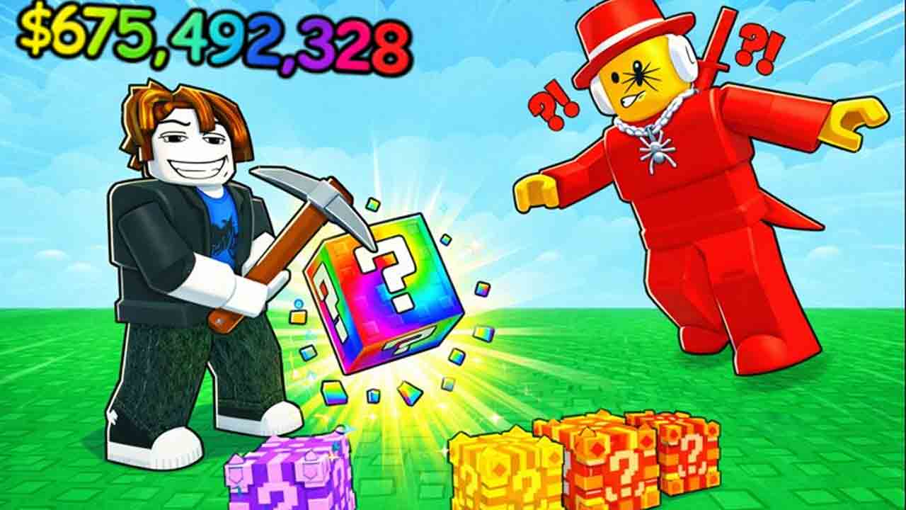 Break A Lucky Block Get Brainrot game preview