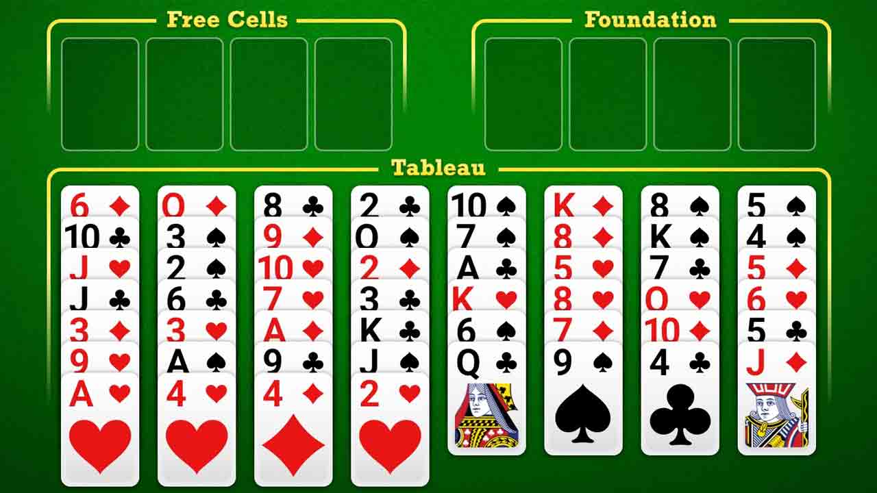Freecell game thumbnail